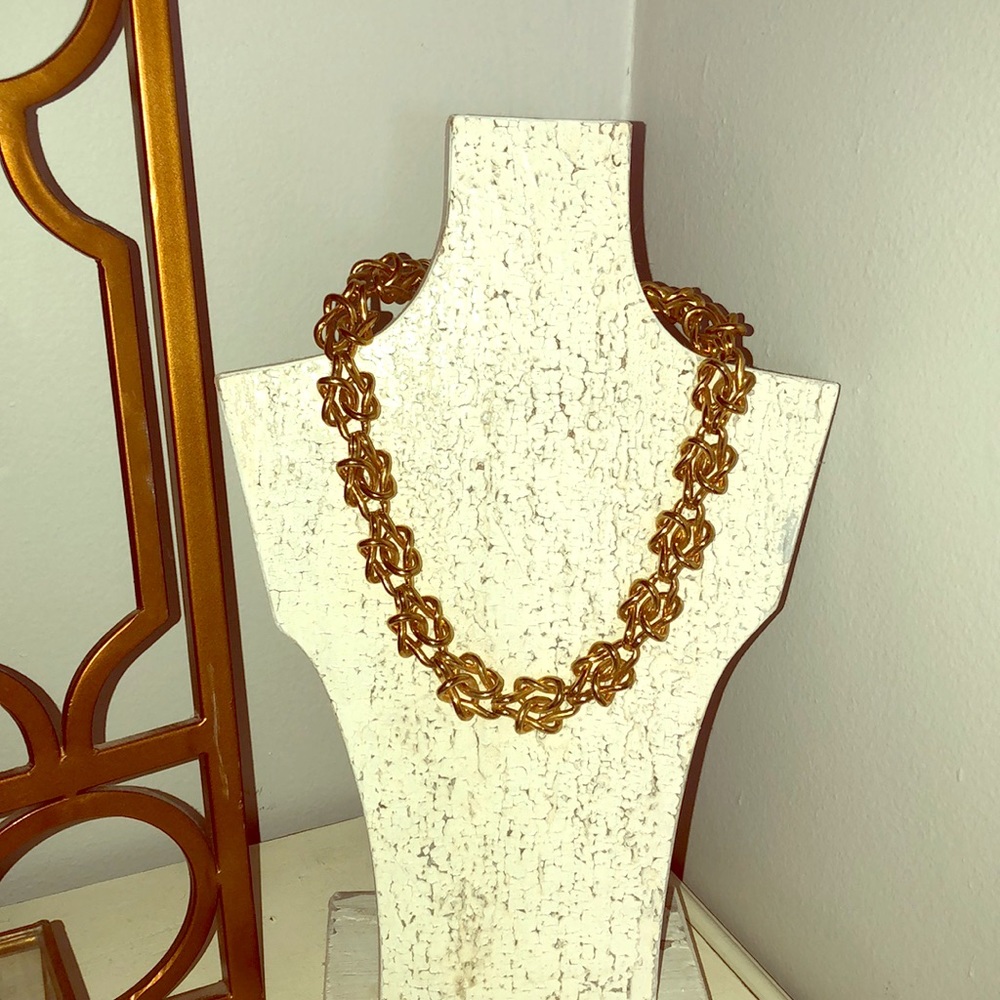 J Crew gold necklace.